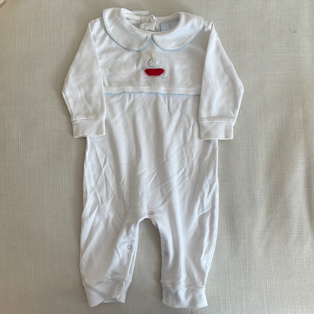 Little English playsuit. Size 9m.